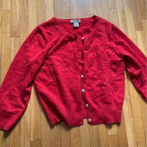 Beautiful Red Cashmere Sweater